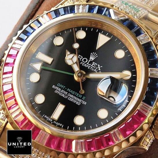 Rolex GMT-Master II Haribo Gold Black Dial Inspired