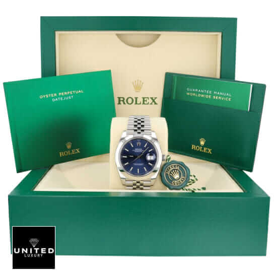 Rolex Datejust 126300 Steel Blue Dial Inspired - Luxury Homage Submariner – High-Quality Automatic Watch