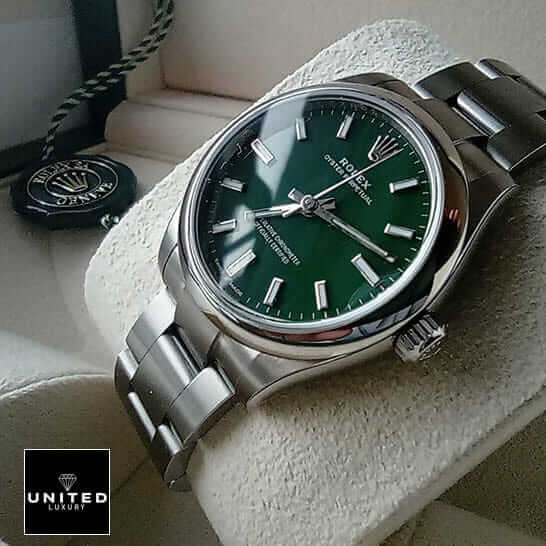 Rolex Perpetual 31 277200 Stainless Steel Case Osyter Inspired in box