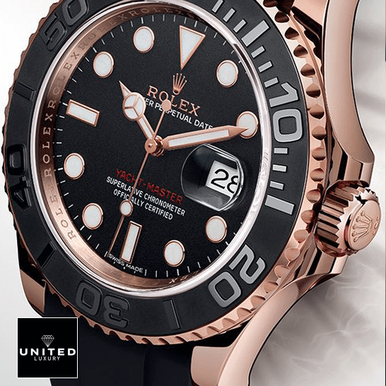 Rolex Yacht Master 116655 Stainless Steel Crown Inspired on the ceramic