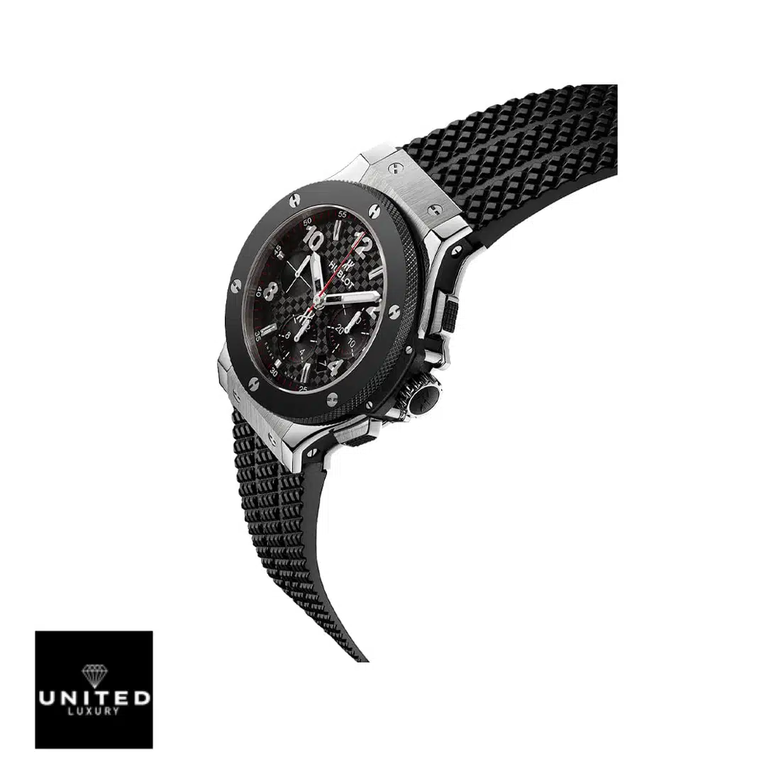 Hublot Rubber Strap 301.SB.131.RX Black Dial & Crown Pusher Inspired