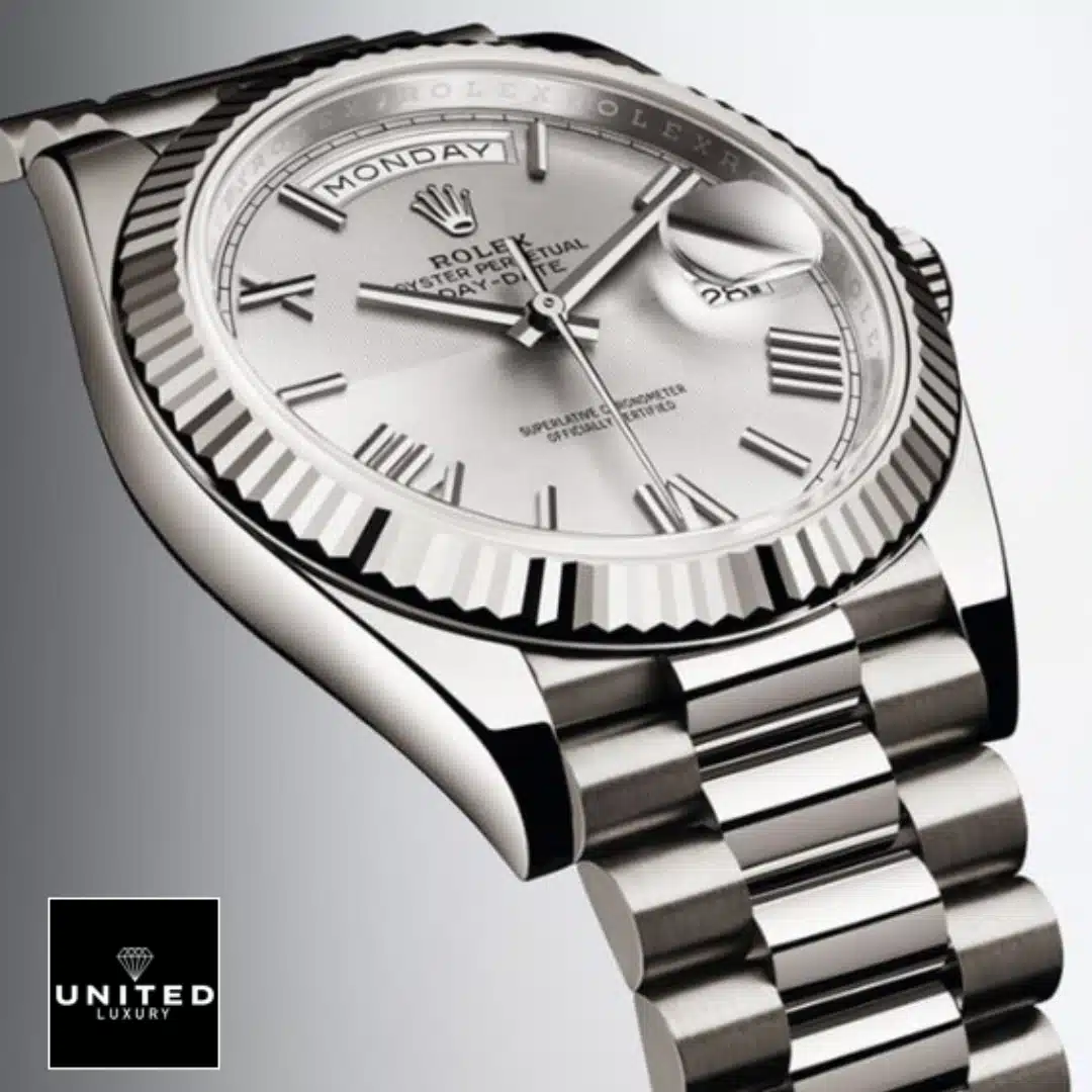 Rolex Day-Date 228239 Stainless Steel Case Inspired