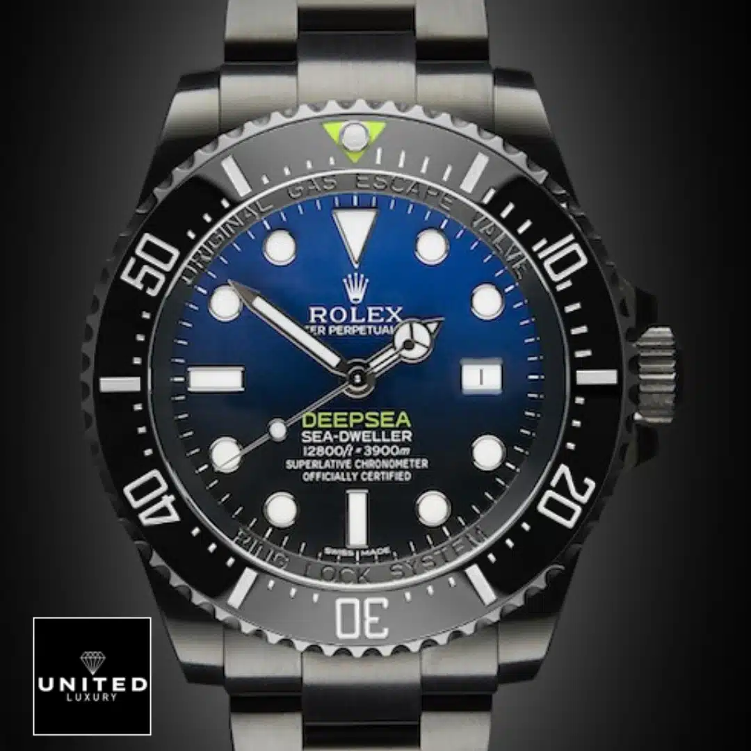 Rolex Deepsea Sea-Dweller Black PVD 116660 D-Blue Inspired