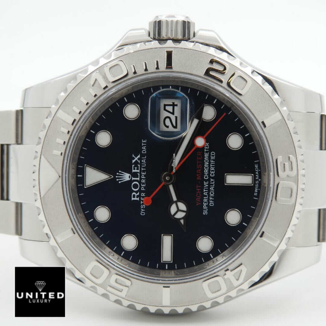 Rolex Yacht Master 116622 Black Dial Inspired white background