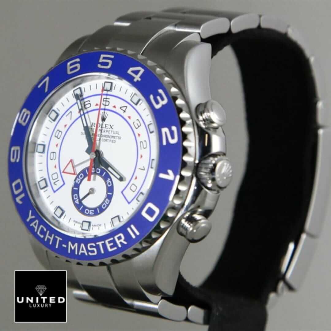 Rolex Yacht Master II Stainless Steel Oyster Inspired side view