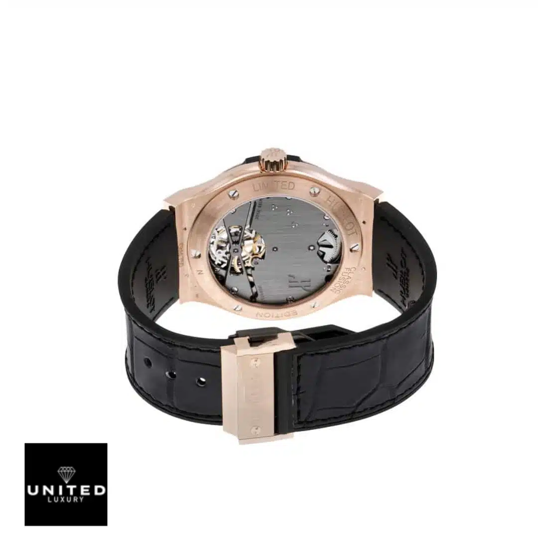 Hublot Classic Fusion Tourbillon 505.OX.2610.LR Black Leather Bracelet Inspired