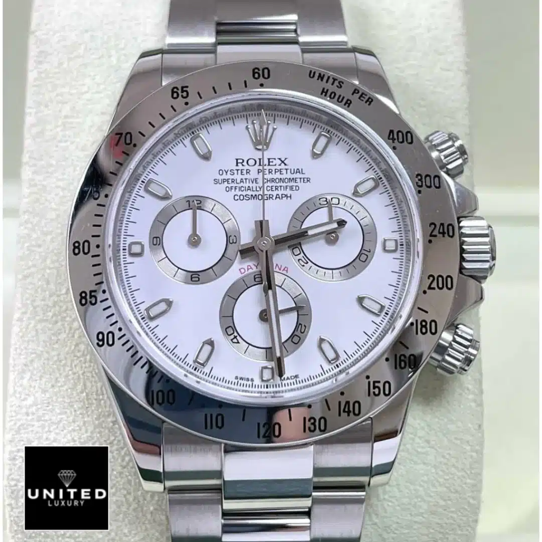 Rolex Daytona White Dial 116520 Inspired