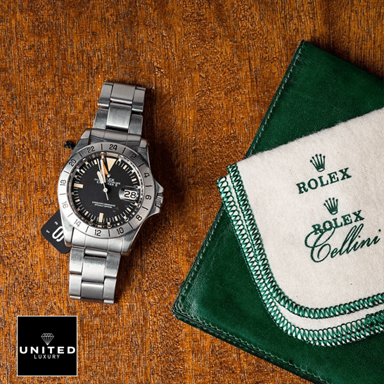 Rolex Explorer II 1655 (Antique) WARO025 Oyster Bracelet Inspired on the table