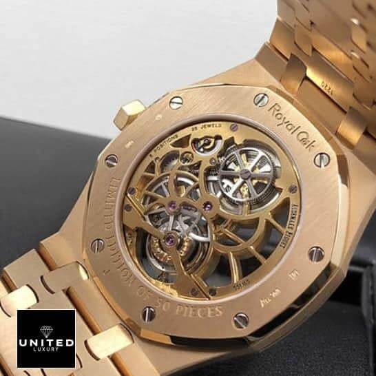 Audemars Piguet Tourbillion Gold Inspired rear case view