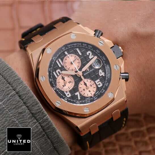 ap leather strap gold