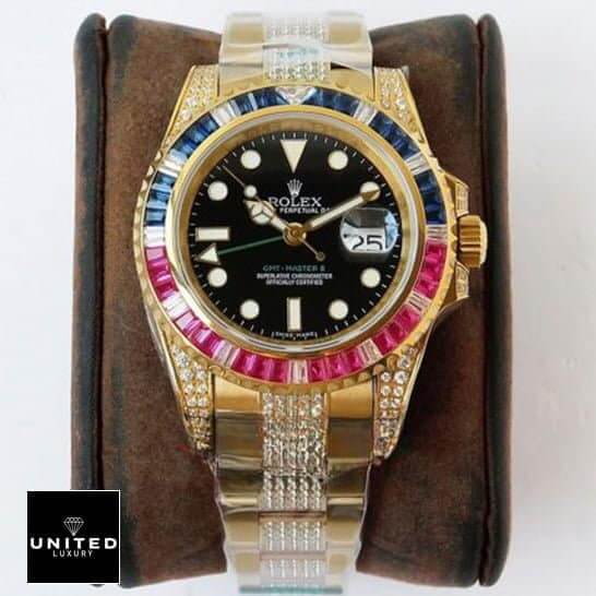 Rolex GMT-Master II Haribo Gold Gem-Set Bracelet Oyster Inspired