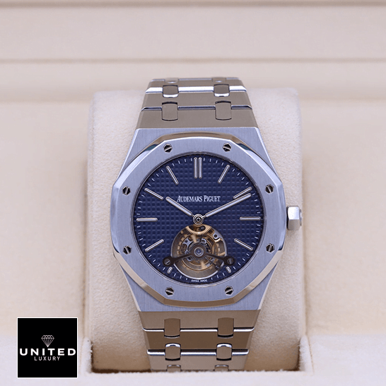 Audemars Piguet Tourbillion Blue Dial 26510ST.OO_.1220ST.01- Inspired in the box