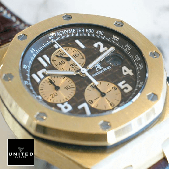 Audemars Piguet Royal Oak Gold Case Inspired close analog view