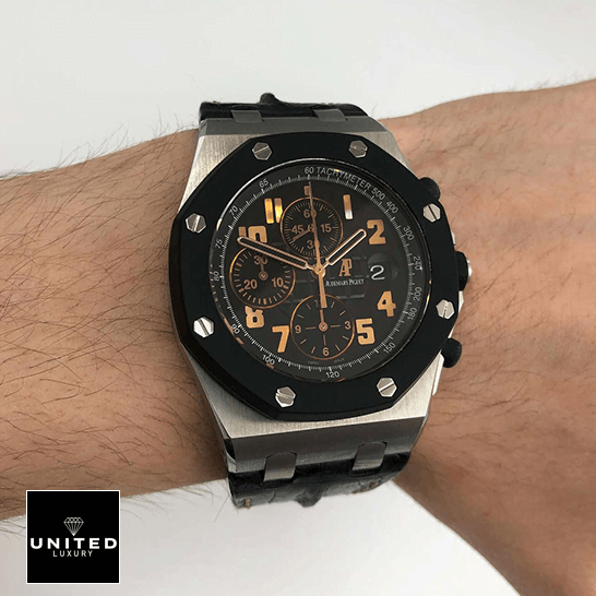 Audemars Piguet 26298SK.OO_.D101CR.01 Black Orange Dial Inspired on the wrist