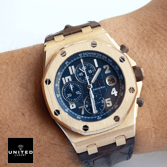 audemars piguet royal oak offshore 26365OR.OO .D801CR.01 replica wrist