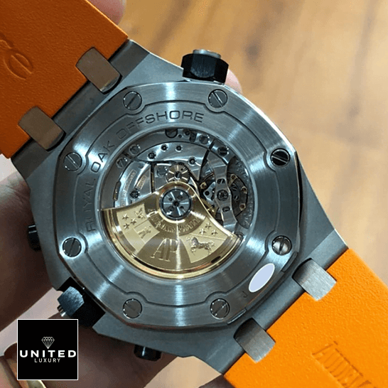 Audemars Piguet Royal Oak Offshore Steel Mechanism Case Inspired upside view