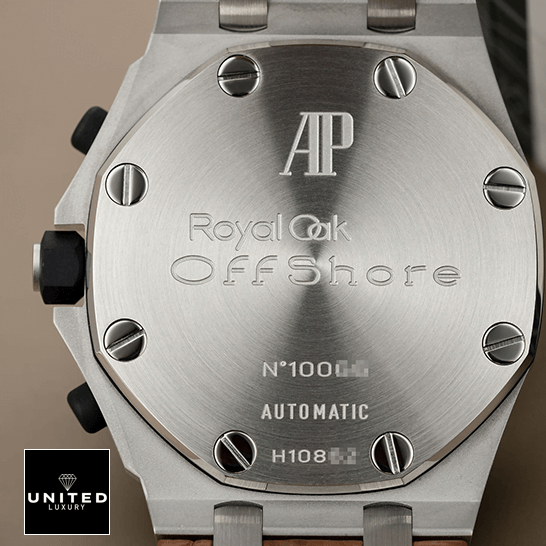 Audemars Piguet Royal Oak Offshore Automatıc Steel Case Inspired upside view