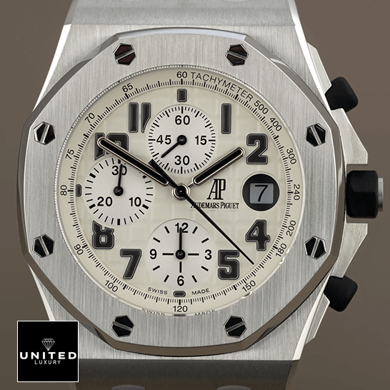 Audemnars Piguet 26170ST.OO_.D091CR.01 Royal Oak White Dial Inspired front view