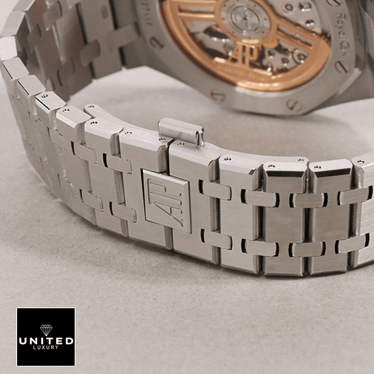 Audemars Piguet 15500ST.OO_.1220ST.01 Stainless Steel Bracelet Inspired closed clasp