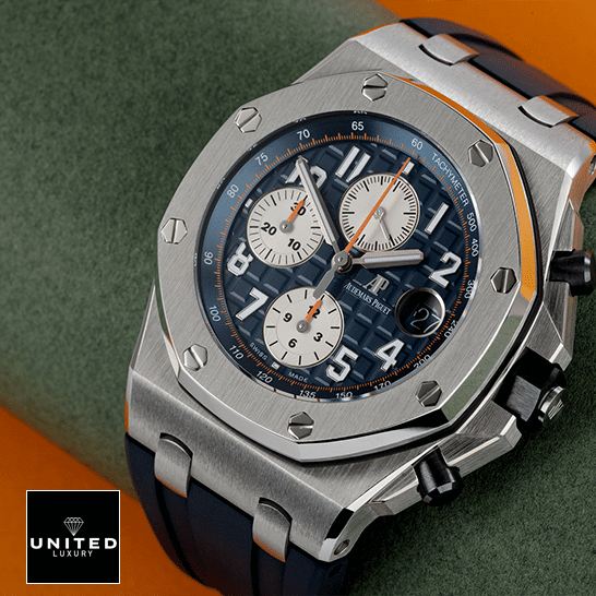 Audemars Piguet 26470ST.OO_.A027CA.01 Steel Case Inspired orange background