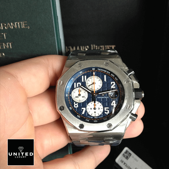 Audemars Piguet 26470ST.OO_.A027CA.01 Blue Dial Steel Case Inspired on the hand