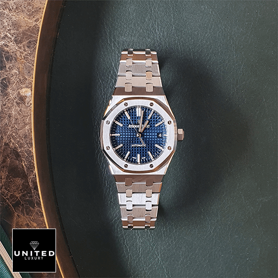 Audemars Piguet Royyal Oak Blue Dial Inspired stainless steel bracelet