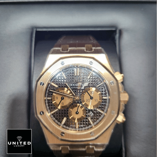 Audemars Piguet Royal Oak Chocolate Dial Inspired in the black box