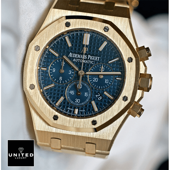 Audemars Piguet Royal Oak Blue Dial Inspired front view