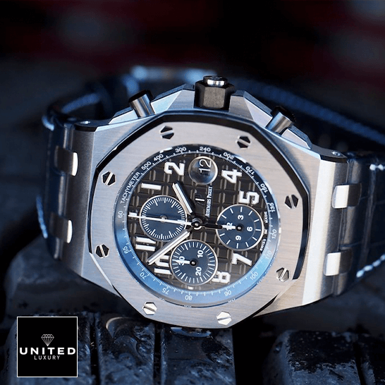 audemars piguet royal oak offshore chronograph 26470ST.OO .A028CR.01 side