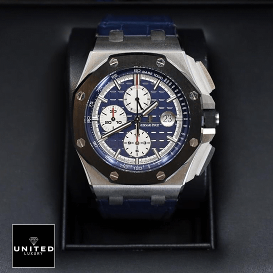 Audemars Piguet Royal Oak Blue Dial Inspired in the black box