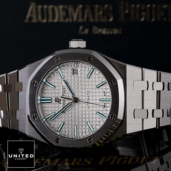 Audemars Piguet Royal Oak Blue Dial Inspired on the ap box