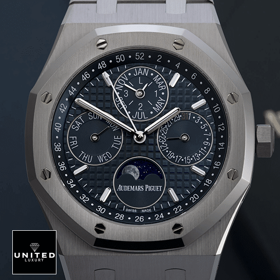 Audemars Piguet Royal Oak Blue Dial Steel Case Inspired front view