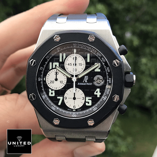 Audemars Piguet Royal Oak Black Dial Inspired on the fingers