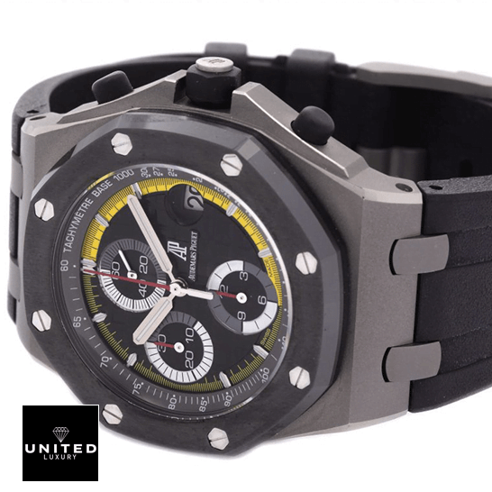 Audemars Piguet Royal Oak Black Dial Steel Case Inspired side view