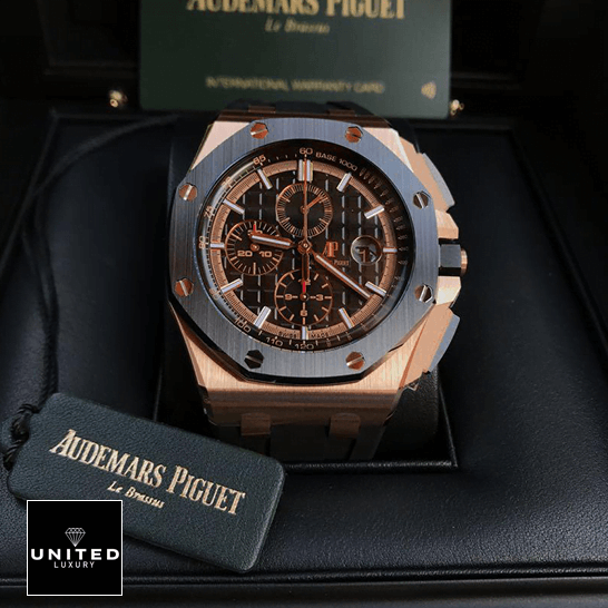 Audemars Piguet Royal Oak Black Dial Inspired in the audemars box