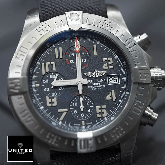 breitling avenger E13383101M2W1 replica front