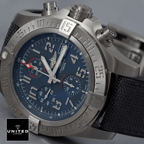 breitling-avenger-E13383101M2W1-replica-tiltedleft