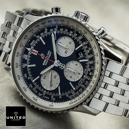 breitling navitimer AB0127211C1A1 replica tiltedleft