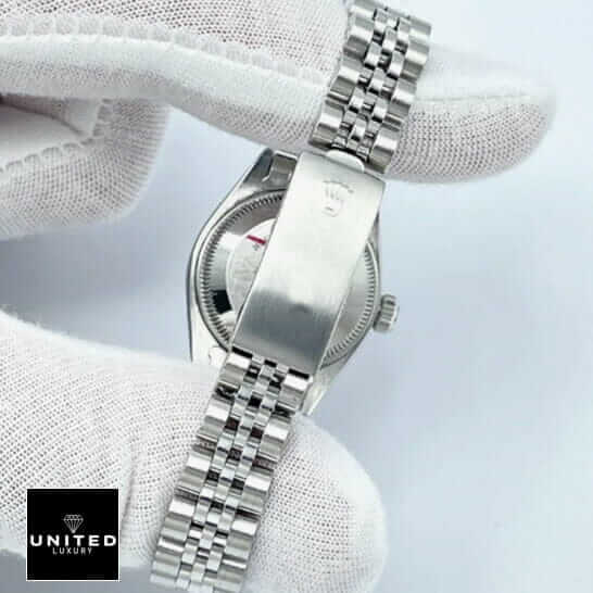 Rolex Stainless Steel Jubilee Bracelet & Clasp Inspired on the hand