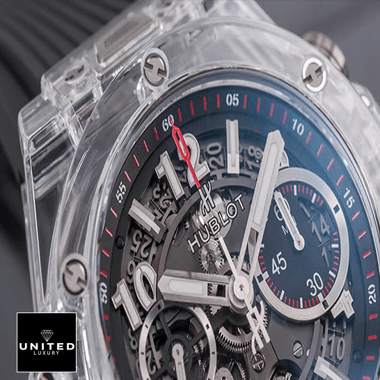 Hublot Big Bang Unico Magic Sapphire Inspired red second hand