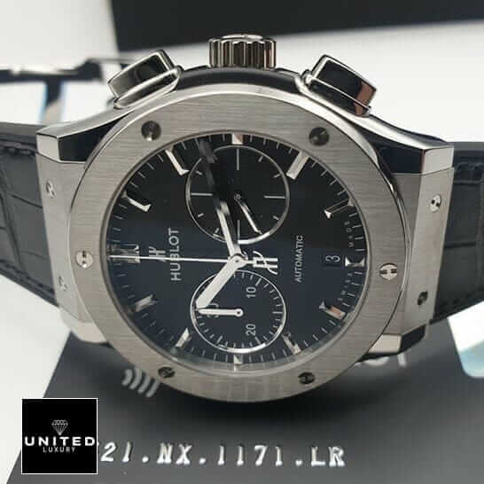 Hublot 521.NX.1171.RX Classic Fusion Black Dial Steel Bezel Inspired push button