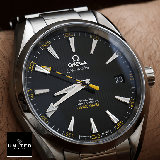 Omega Seamaster Black Dial Inspired on the wrist