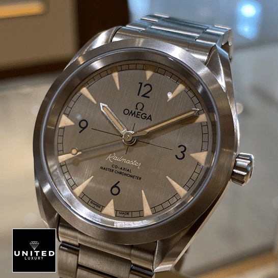 Omega Railmaster Steel Dial Inspired 220.10.40.20.06.001