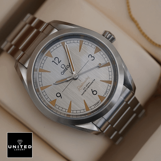 Omega Railmaster White Dial Inspired in the box