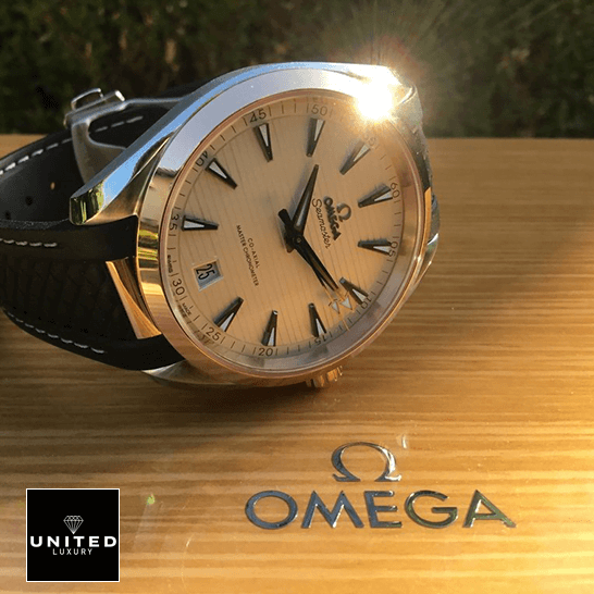 Omega Seamaster 220.22.41.21.02.001 White Dial Inspired on the omega stand