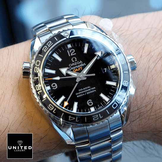 Omega Seamaster Gmt Black Dial Stainless Steel Inspired on the wrist