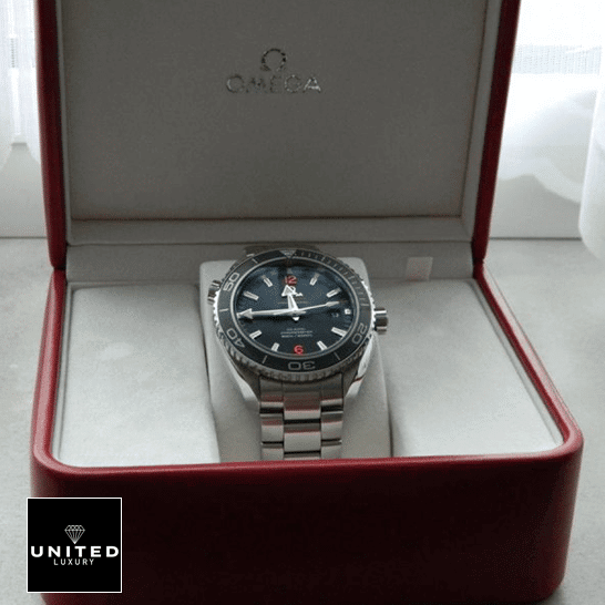 Omega Seamaster Planet Ocean Black Dial Inspired in the box