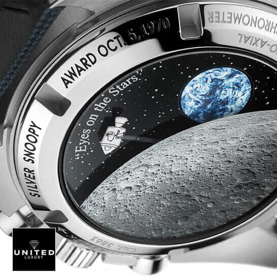 Omega Speedmaster Silver Snoopy Inspired moon case