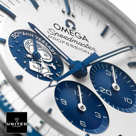 Omega Speedmaster Professıonal White Dial Inspired close analog view