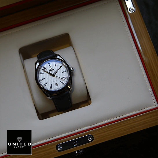 Omega Seamaster Aqua Terra Seamaster White Dial Inspired in the box